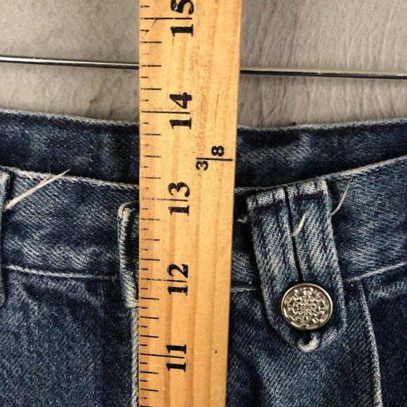 Vintage Jewells Classic Bottoms Jeans Juniors 11 Blue  Faded Bareback Riding - Picture 7 of 16